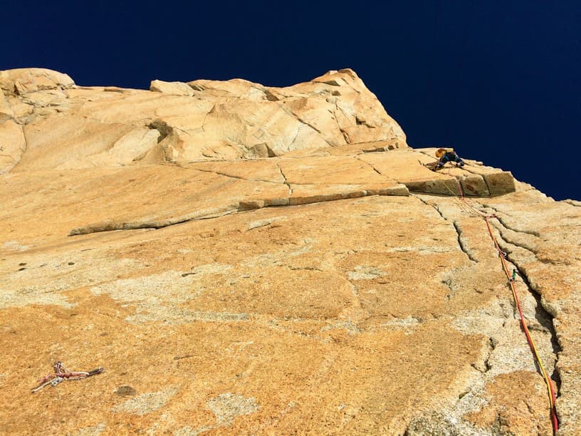 Jany, Chamonix, Aiguille du Midi, Contamine 7a+, rockbusters.net 3.jpg