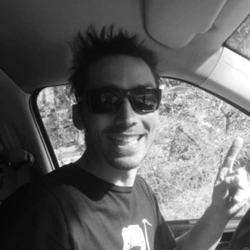 Benjamin Brochard of the Rockbusters team – black-and-white portrait